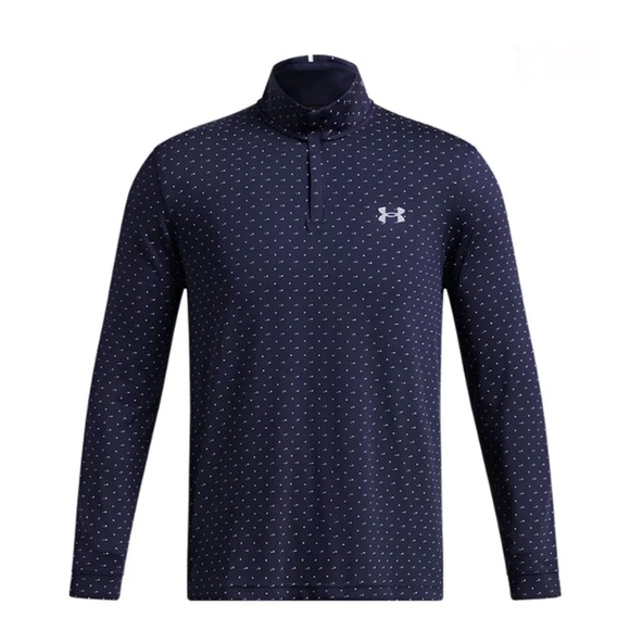 Under Armour Playoff Printed Mens golf mock neck 1/4 quarter zip pullover 2XL - Picture 1 of 10